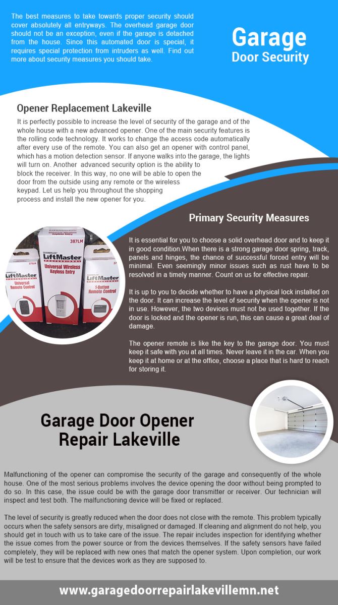 Garage Door Repair Lakeville Infographic